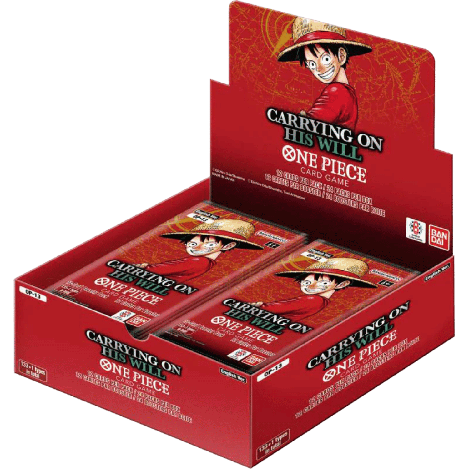 One Piece Carrying On His Will OP-13 Booster Pack – Gambit Games