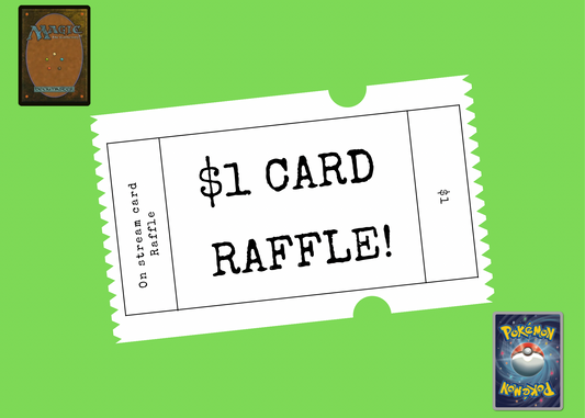 $1 CARD RAFFLE! (LIVE STREAM ONLY)